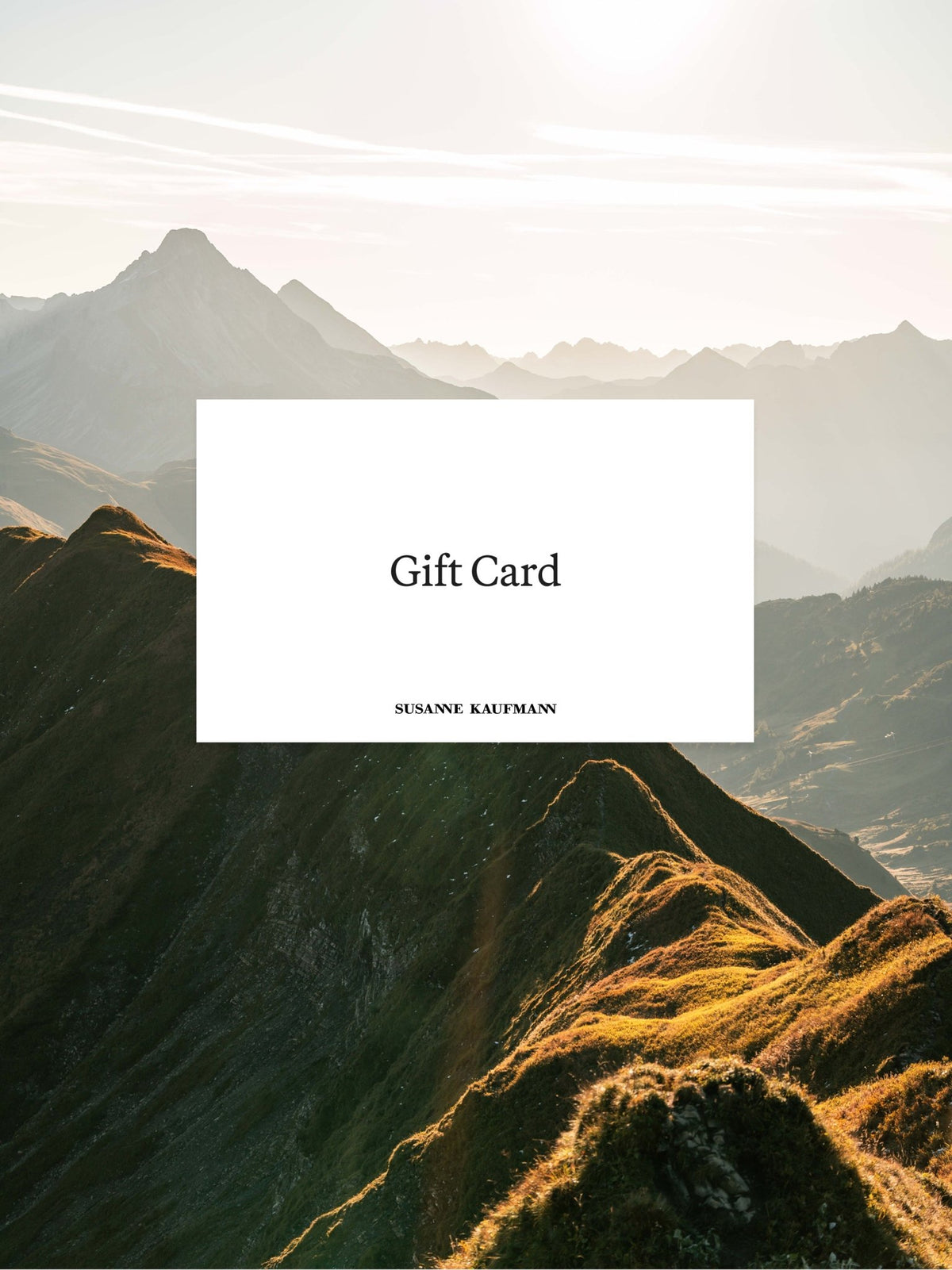 Digital Gift Card - Susanne Kaufmann